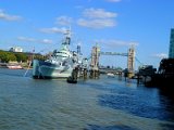 Tower Bridge and HMS Belfast